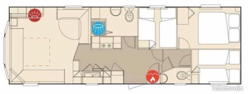 Mobil-Home Spatieux 8Pers - Brume Сен-Жулиен-ан-Борн Екстериор снимка
